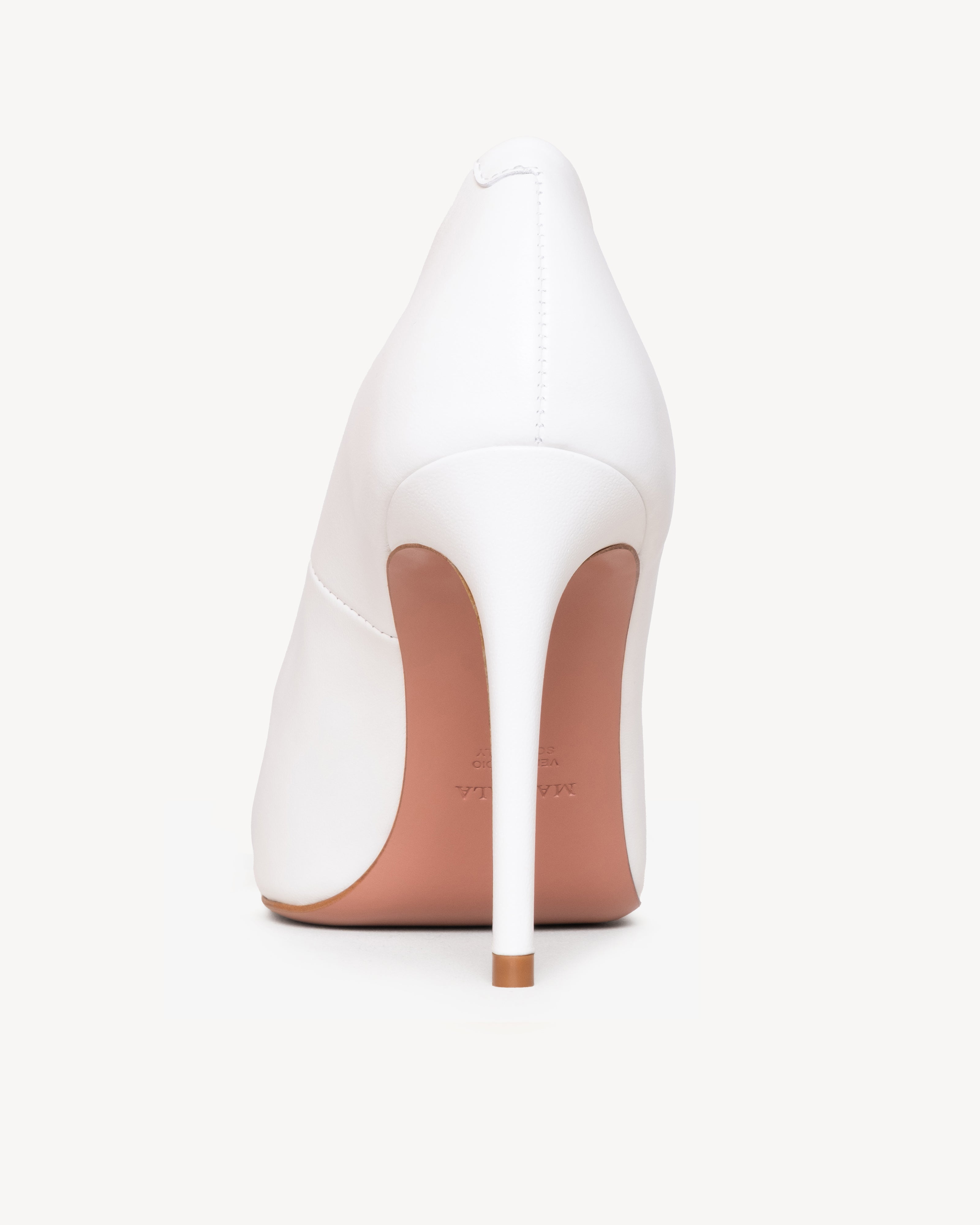 Grace White Leather