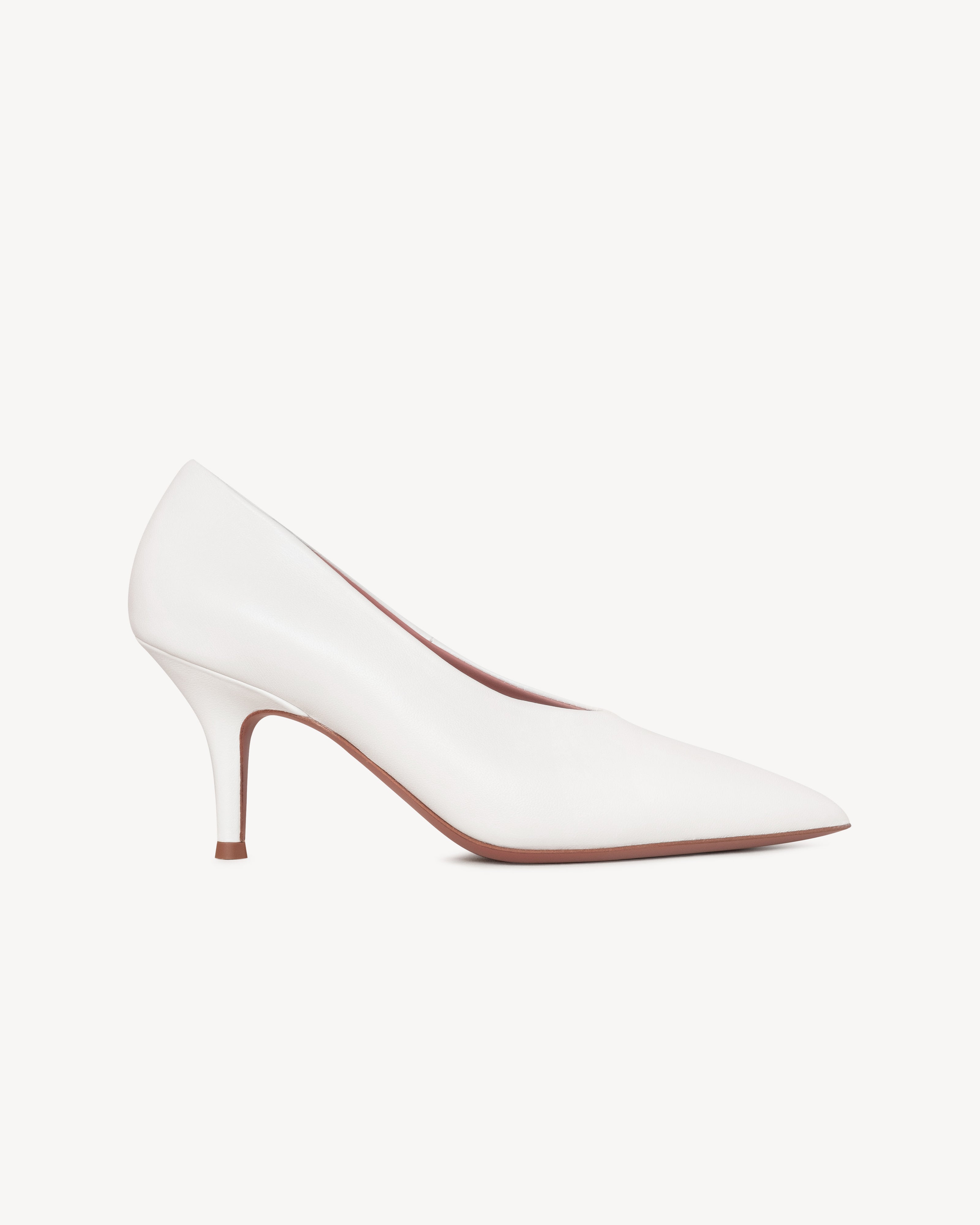 Sofie White Leather