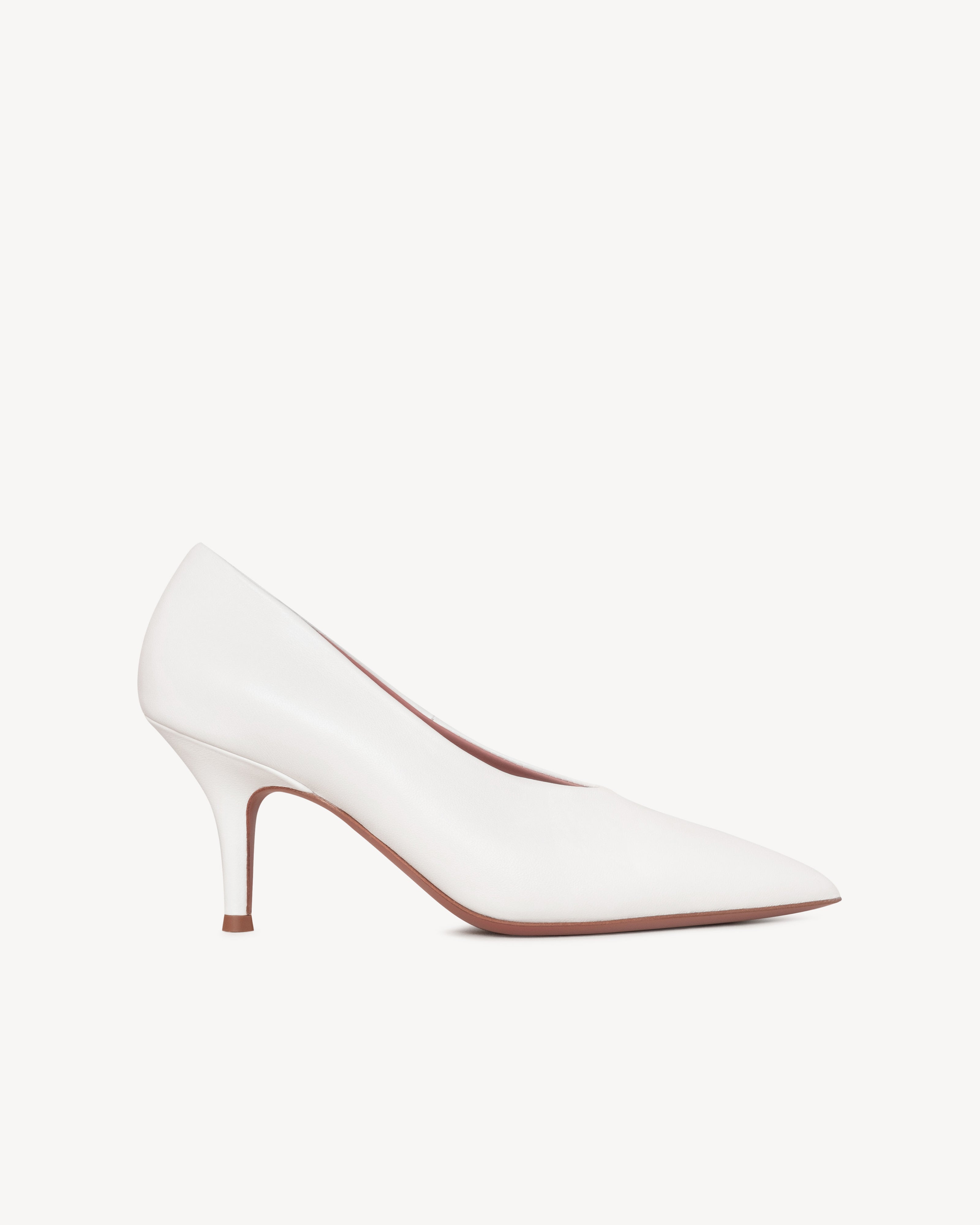Sofie White Leather